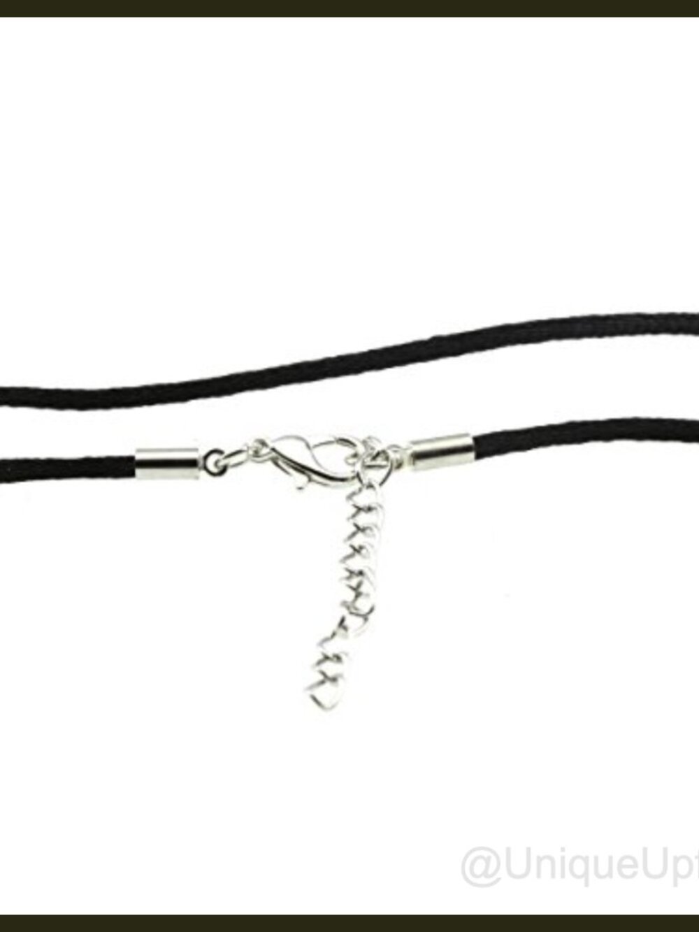 Silk Satin Cord Necklace Chain with Hypoallergenic Clasp 18 inch